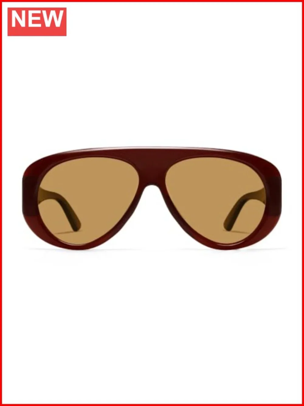 Vintage 70s Oversized Polarized Aviator Sunglasses with UV Protection